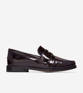 Cole Haan Womens Lux Pinch Penny Loafer - Red Size 5