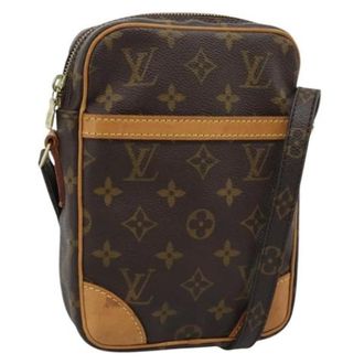 Louis Vuitton Pre-owned Monogram Canvas Shoulder Bag - Dames - Pre-owned - Bruin - Maat: ONE Size Leer