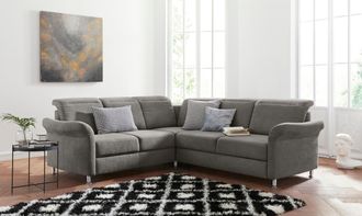 Sit&more Ecksofa »Darwin L-Form« inklusive Federkern, wahlweise mit Kopfteilverstellung, Bettfunktion