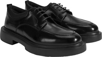 Desa Man Slip-On Loafers - Leather Upper, Breathable Lining, Flat Heel | Black - 41