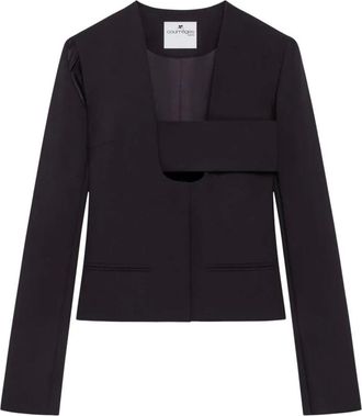 Courr&egrave;ges Infinity Jacket - Dames - Jassen - Zwart - Maat: XS Wol