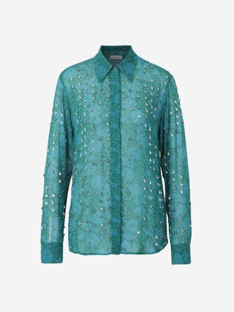 Dries Van Noten Applique Print Shirt