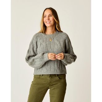 Carve Designs Eloise Wool Sweater in Mid Grey at Nordstrom, Size Xx-Small
