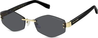 Marc Jacobs Occhiali da sole geometrici - Nero