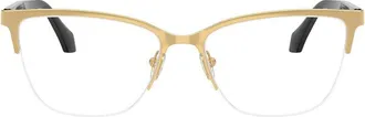 Versace VE13041002 Metal Frame Eyeglasses - Gold