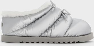 Charles & Keith Egan Nylon Puffy Mules