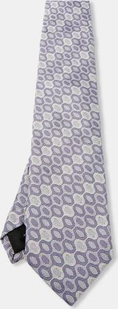 S.T. Dupont S. t. Dupont Lavender Jacquard Silk Tie