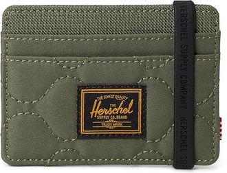 Herschel Charlie Quilted Capsule Cardholder Wallet Beetle