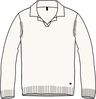 Wahts Mens Knitwear, TargetGroup:Men Off White / XXL