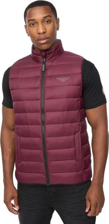 Crosshatch Heren Gattering MVE Gewatteerd Gilet (Rozijnenpaars)