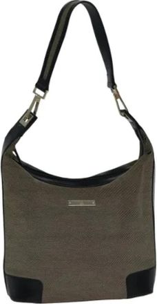 Gucci Pre-owned Canvas gucci-bags - Dames - Vintage Schoudertas - Beige - ONE Size - Vintage