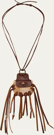 God's True Cashmere x Nick Fouquet Mens Tigers Eye Talisman Necklace