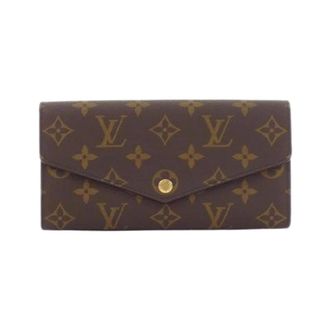 Louis Vuitton Pre-owned Wallets, male, Brown, Size: ONE SIZE Pre-owned Monogram Long Wallet