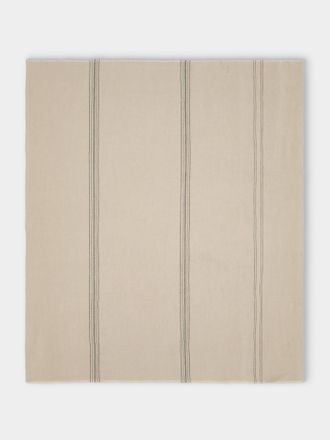 Libeco The Moroccan Stripe Belgian Linen Bed Blanket (102in/2.6m)