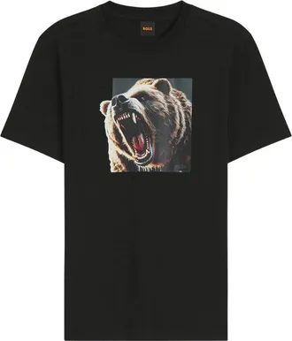 HUGO BOSS Dobermann Bear-print T-shirt