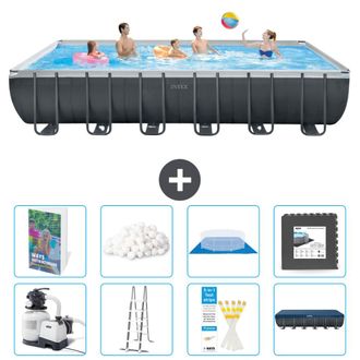 Intex Piscina Ultra Xtr Rectangular - 732x366x132 Cm - 9-piezas S553