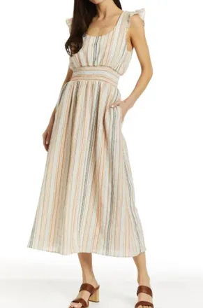 Drew Polly Dress In Sand