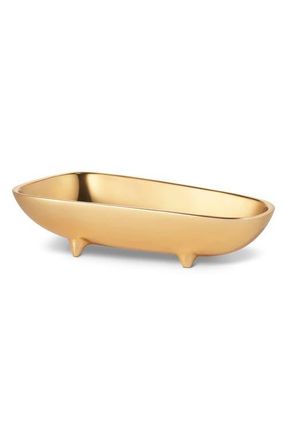 Aerin Valerio Small Footed Bowl in Gold at Nordstrom