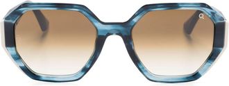 Etnia Barcelona Derroche geometric-frame sunglasses - women - Acetate - 52 - Blue