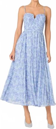 Astr Bayley Dress In Blue Floral