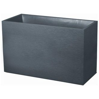 Eda Muret Jardini&egrave;re Graphit 99,5 &times; 39,5 &times; 60 Cm - 116 L - Gris Anthracite - Eda