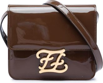 Fendi Pre-owned Fendi Patent Karligraphy Crossbody Ladies FIT4TKUVFZANCMWS