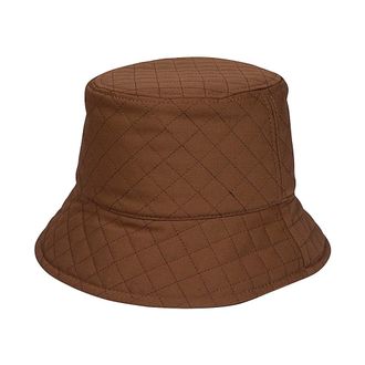 Eleventy Accessories, female, Brown, 57 CM, Quilted Technical Fabric Hat