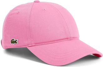 Lacoste Twill honkbalpet - Roze