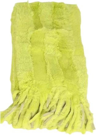 Armani Pre-owned Scarves, female, Yellow, Size: ONE SIZE Pre-owned Foulard