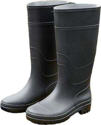 Generic Men Big Size Shoes Black Long Low-Heel Fishing Water