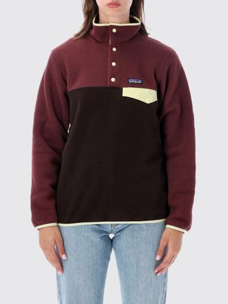 Patagonia Pullover in pile Synchilla con collo alto e chiusura a bottoni