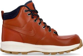 Nike Robuuste Lederen hoge Laars - Heren - Wandelschoenen - Oranje - 40 EU - Leer - Fitness