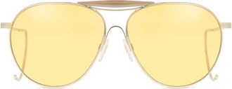 American Optical Hazemaster 1ORN Mens Sunglasses Gold Size 59