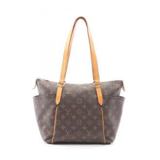 Louis Vuitton Brown Pvc Coated Canvas Leather Handbag Tote Bag (Pre-Owned)