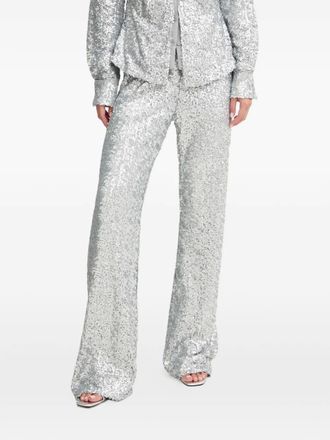 Stine Goya sequin-embellished trousers - Silver