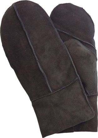 Infinity Leather Womens Genuine Real Sheepskin Suede Mittens Warm Gloves
