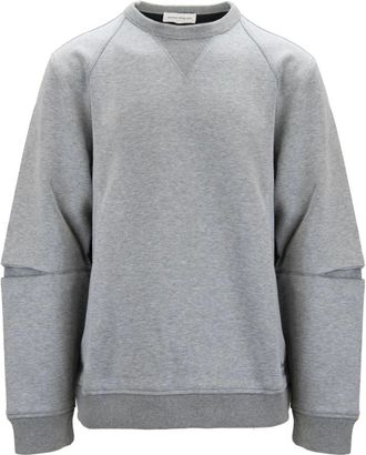 Alexander McQueen Hombre, Sudaderas, Gris, Talla: XL
