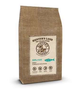 OEM Hunters Land Grain Free 50% Pescado 12 Kg