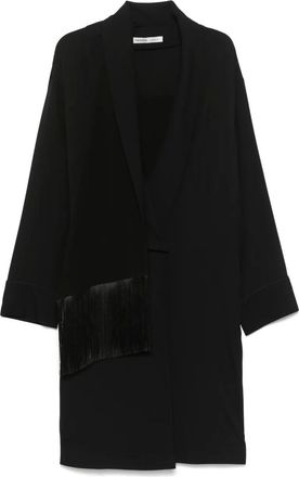 Carven Abito midi Peignoir - Nero