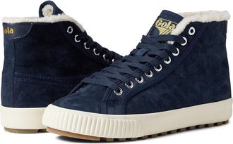Gola Nordic High Womens Shoes Navy : 6 B - Medium, Suede