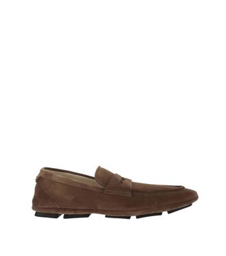 Dolce & Gabbana Brown Suede Loafers