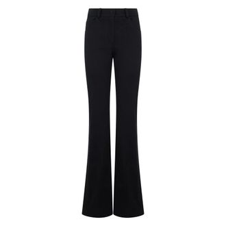 Alberta Ferretti Bell-bottom Trousers - female - Alberta Ferretti - Wide Trousers - Black - S - Trousers