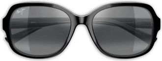 Maui Jim Mj 0355S 001 Zonnebrillen - Dames - Zonnebrillen - Zwart - 55 MM - Accessoires