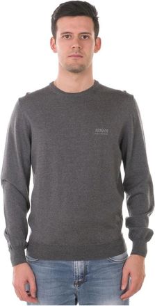 Armani Sweatshirts - Heren - Ronde hals truien - Grijs - 2XL - Truien & Vesten