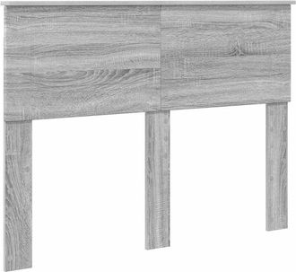 vidaXL Cabecero Gris Sonoma 135 Cm Madera Contrachapada Vidaxl