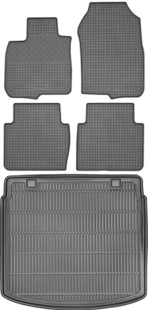 OEM Honda Cr-v Suv V A Partir De 2018 Set - Alfombrillas De Goma Para Coche + Alfombrilla Para Maletero