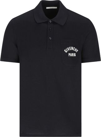 Givenchy Black Short Sleeves Polo