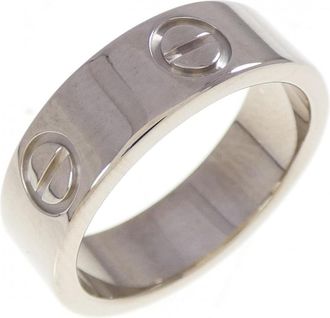 Cartier White Gold White Gold (18K) Band Ring (Pre-Owned)