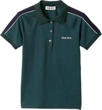 Miu Miu Jersey Polo T-shirt