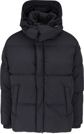 Diesel Black Hooded W Rolfys Down Jacket